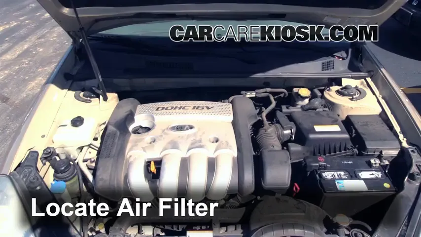 2007 Kia Optima EX 2.4L 4 Cyl. Air Filter (Engine)